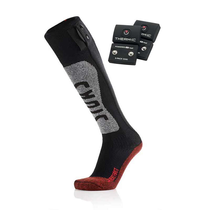 Bundle - Ski Heat First Socken + S-Pack 1200 Akkus