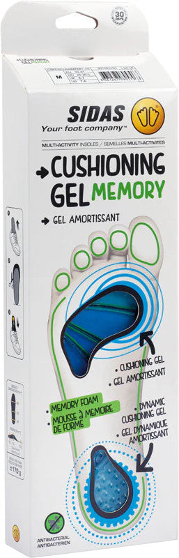 Einlegesohlen für den Alltag - Cushioning Gel Memory