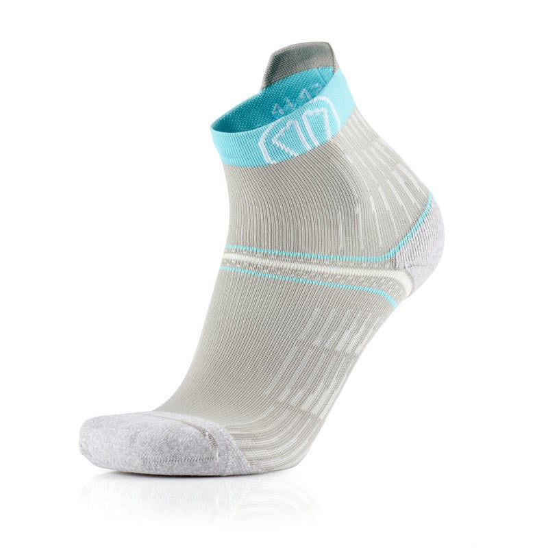 Run Anatomic Comfort Ankle Women Light Grey Turquoise