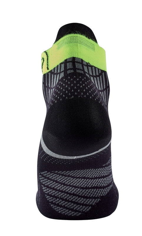 Run Feel socks + Ultralight Run Calf sleeves black/yellow