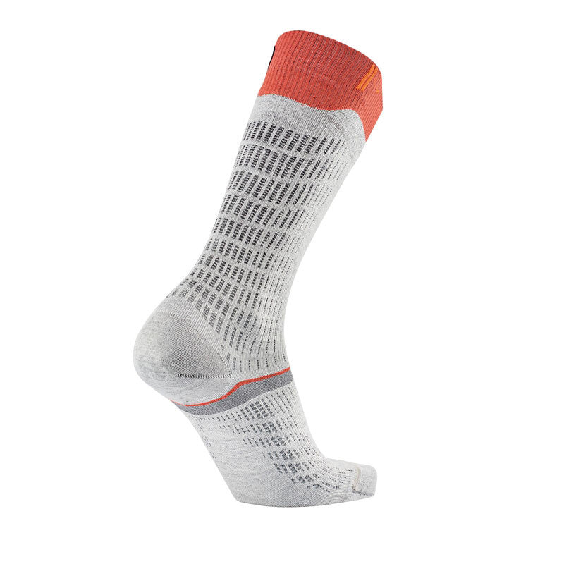 SKI MERINO PERFORMANCE GREY/CORAL WOMEN