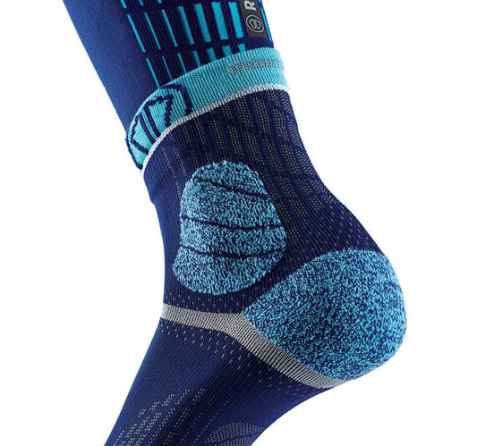 Trail Protect socks + Ultralight Run Calf sleeves Blue/Turquoise