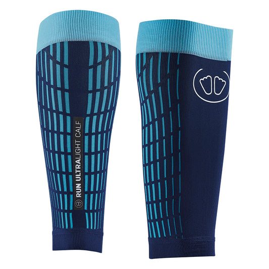 Manchons de compression - Ultralight Run Calf bleu/turquoise