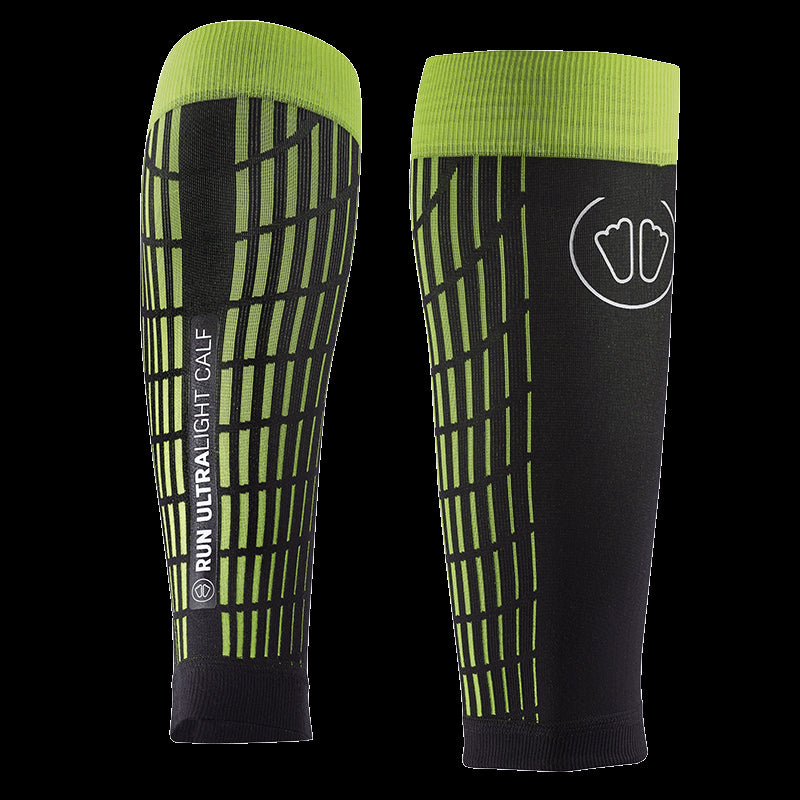 Trail Protect socks + Ultralight Run Calf sleeves black/yellow